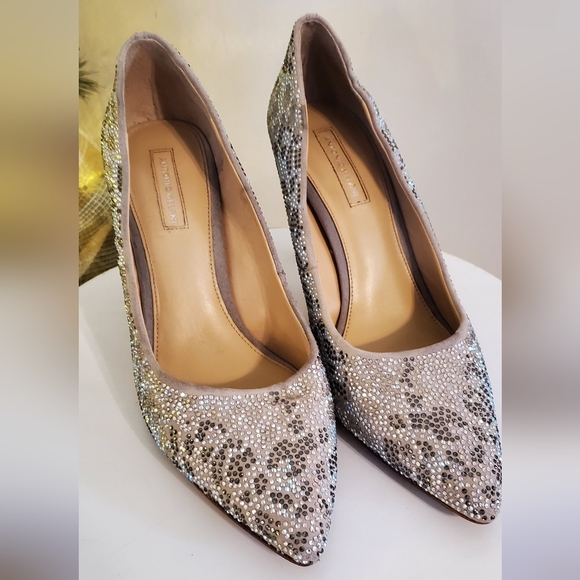 Antonio Melani size 9.5 rhinestone heels - Picture 2 of 7